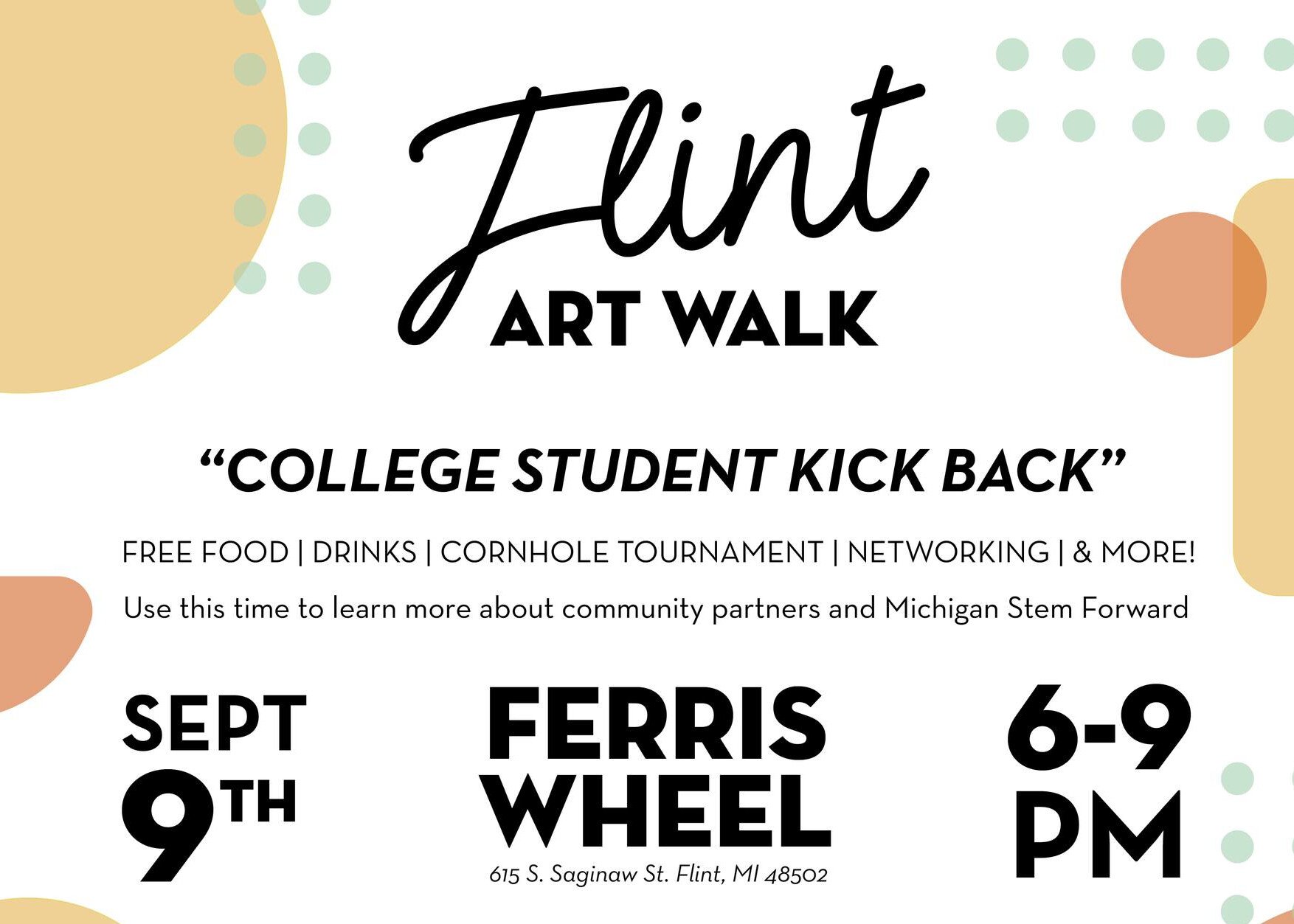 100K Ideas College Student Kick Back Events University of