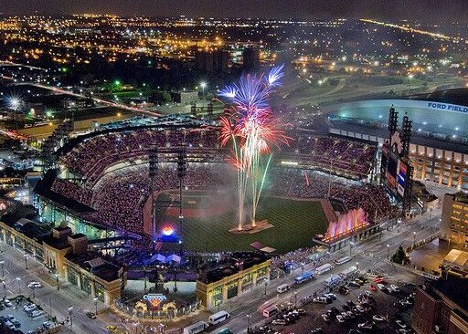 Comerica Park Fireworks 2023